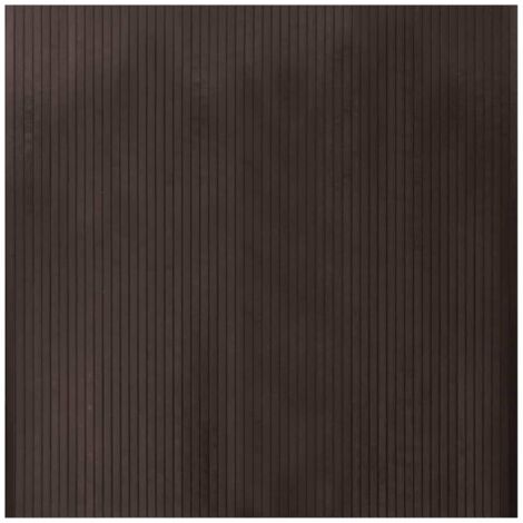 Tapis rectangulaire marron foncé 100x100 cm bambou (1/5)