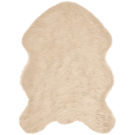 Tapis en fausse Tafalla Beige 60 x 90 cm Polyester (1/5)