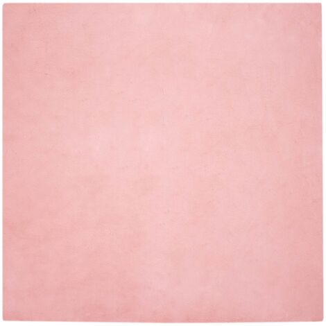 Tapis antidérapant en fausse de lapin Olite Rose 200 x 200 cm (1/5)