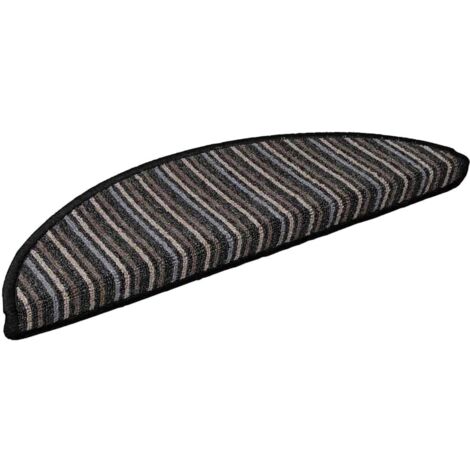 Tapis d'escalier auto-adhésifs 15 pcs Anthracite 56 x 17 x 3 cm (1/5)