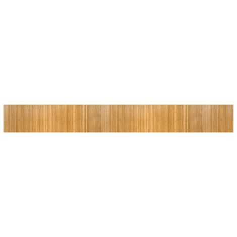 Tapis rectangulaire naturel 60x500 cm bambou (1/5)