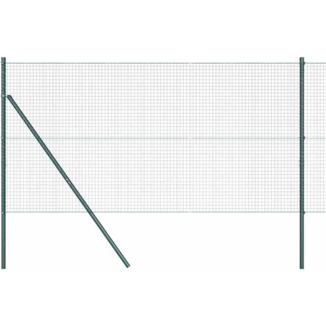 Poteau de clôture. Vert 50 x 1 m (maillage de 25 x 25 mm) (1/5)