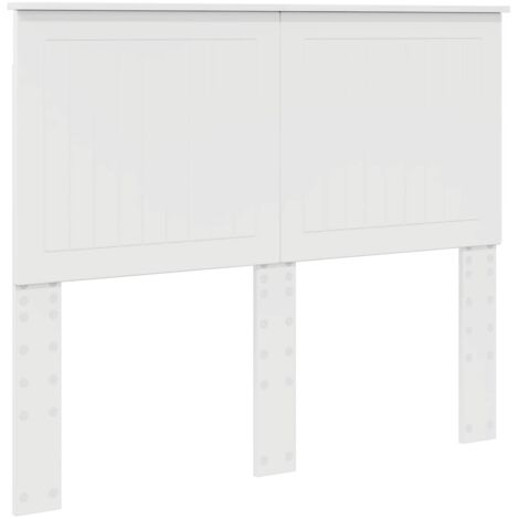 Tête de lit Blanc Brillant 120 cm Bois d'ingénierie