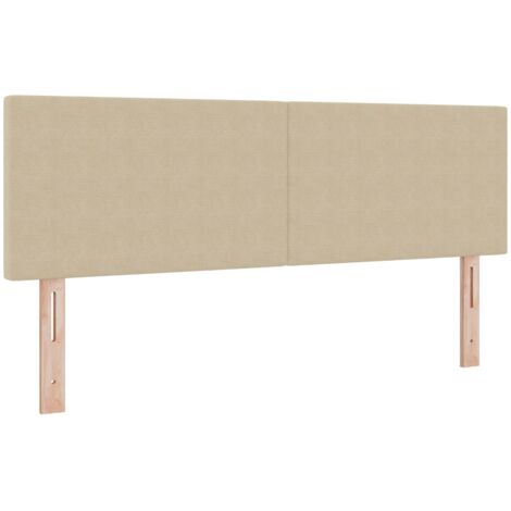 Tête de lit LED Vert gris 160 cm Tissu en velours côtelé (1/5)