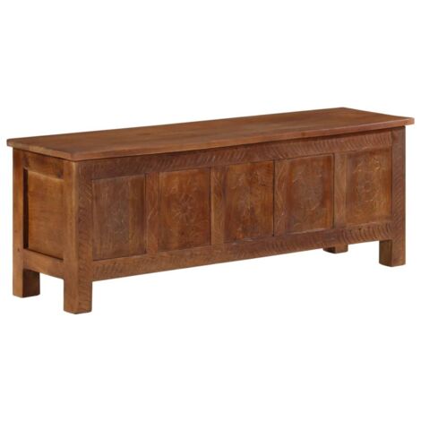 Boîte de rangement, Coffre de rangement 110x30x40 cm Bois de manguier solide LKF70945 (1/5)