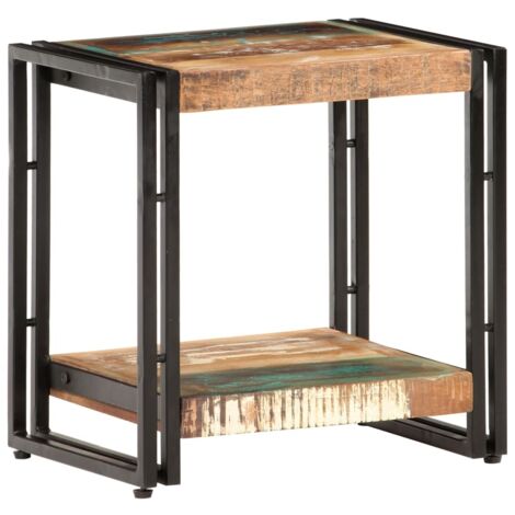 Table d'Appoint Chevet,Bout de Canapé 40x30x40 cm Bois de récupération massif -GB98593 (1/5)