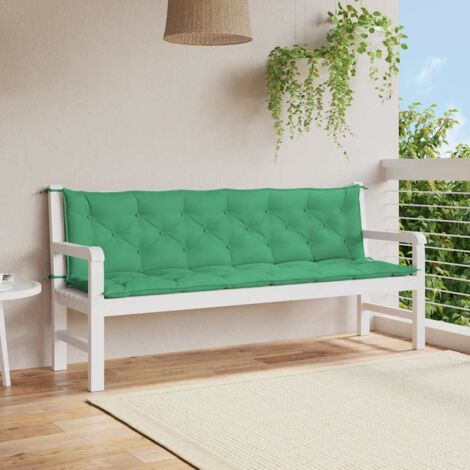 Coussin de banc de jardin Coussin de Siège Coussin pour Intérieur ou Extérieur vert 200 cm tissu oxford XZZZ305600 (1/5)