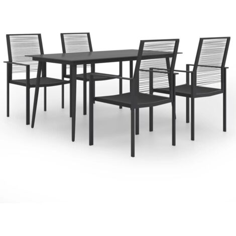 5 pcs Ensemble de salle à manger de jardin Salon de jardin Mobilier de salle à manger RJTRX482606 (1/5)