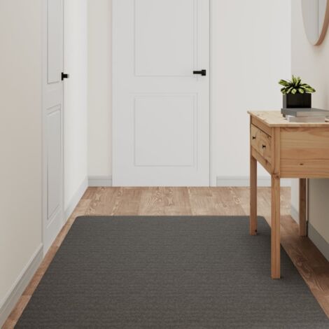 Tapis de couloir, Tapis d'entrée, Tapis de corridor anthracite 100x180 cm DVNEI585080 (1/5)