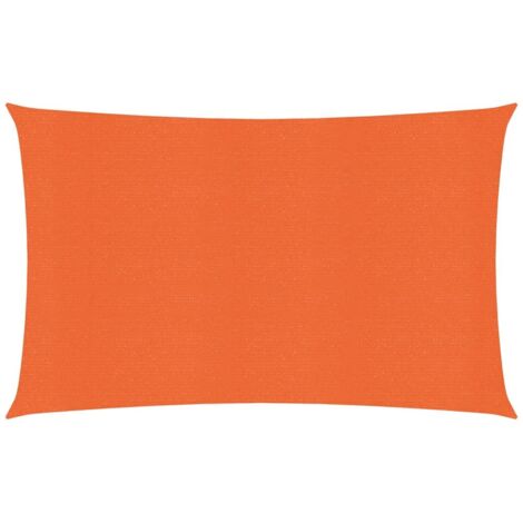 Voile d'ombrage Toile d'ombrage 160 g/m² Orange 2x4 m PEHD 29355 (1/5)