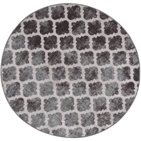 Tapis lavable antidérapant, Tapis de salon, Tapis Intérieur & Extérieur φ120 cm Multicolore MKS19183 (1/5)