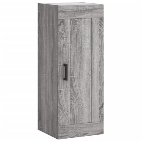 Armoire murale Salon,Meuble bas de Rangement,Meuble TV sonoma gris 34,5x34x90 cm bois d'ingénierie -51368 (1/5)
