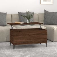 Table Basse de Salon Élégante,Table Canapé Chêne marron 90x44,5x45 cm Bois d'ingénierie -FR67651