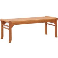 Banc de jardin 2 places Chaise de jardin Siège de jardin 120 cm Bois d'eucalyptus solide BTEB33612
