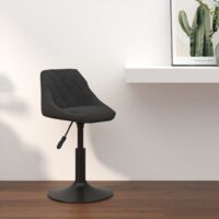Tabouret de bar,Chaise de Bar,Tabouret Haut Noir Velours CFW15709