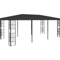 Tonnelle,Pergola de jardin,Belvédère 3x6 m Anthracite CFW48771