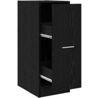 Meubles de Rangement,Cabinet de Pharmacie Chêne noir 30 x 41 x 77.5 cm CFW390758