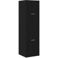 Meubles de Rangement,Cabinet de Pharmacie Chêne noir 40 x 41 x 144.5 cm CFW178442