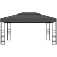 Tonnelle de jardin,Tonnelle 3x4 m Anthracite CFW310778