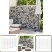 Mur en gabion avec couvercles Acier galvanisé 300x30x200