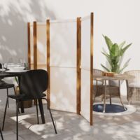 Paravent de Chambre Closion de séparation 6 panneaux Blanc crème 420x180 cm -BC81338
