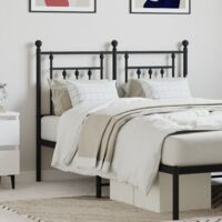 Tête de lit,Panneau de lit,Pour Lit adulte,Décoration murale Enfant métal noir 120 cm XZZZ657161