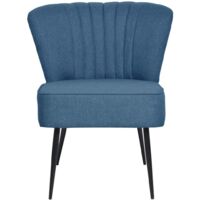 Chaise de cocktail vert tissu