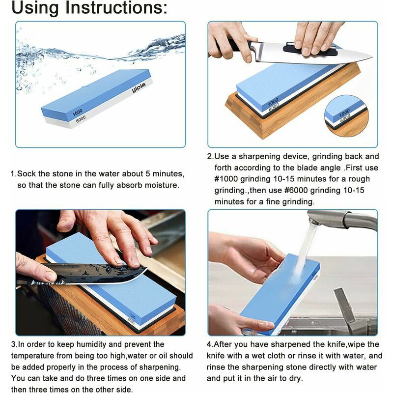 Outil de système d'affûtage de cuisine en métal professionnel portable  Cutter angle fixe Whetstone