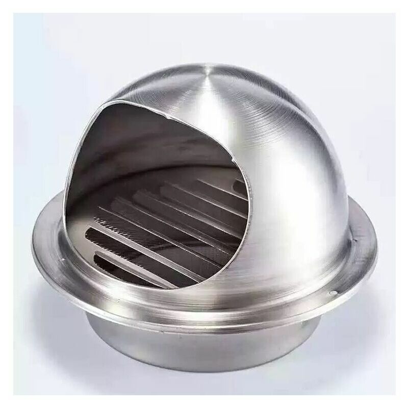 Grille Ventilation 125 mm Inox Haute Qualité - Hotte, Extracteur