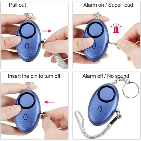 1 Set 140db Alarme De Sécurité Personnelle Pour Fenêtre Et - Temu