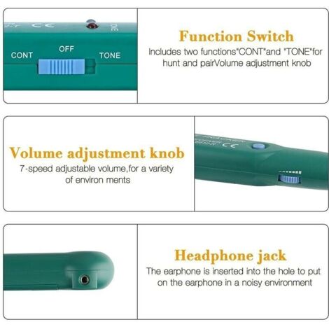 Détecteur De Tension 4 Voies Wideskall - 120-480V AC/DC - Portable Avec Clip - Idéal électricien