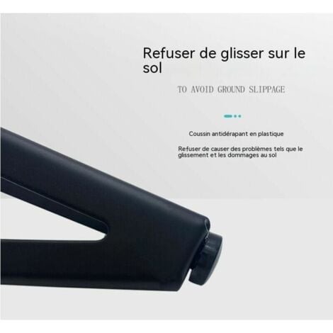 Lot de 4 pieds de meubles de rechange en métal - Noir - 15 cm - Pour meubles, meubles, meubles, armoires, canapés, autres pieds de meubles. (15 cm, noir clair)-