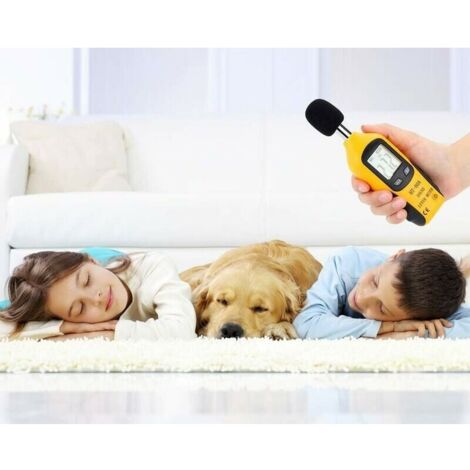 Décibelmètre Wifi Thermomètre Hygromètre Sonomètre Décibelmètre Professionnel LCD Affichage,Mètre Décibel Décibelmètre Avec Thermomètre Humidimètre