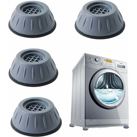 Tampons anti-vibrations en caoutchouc antidérapants, lot de 4 pièces pour  machine à laver, avec des