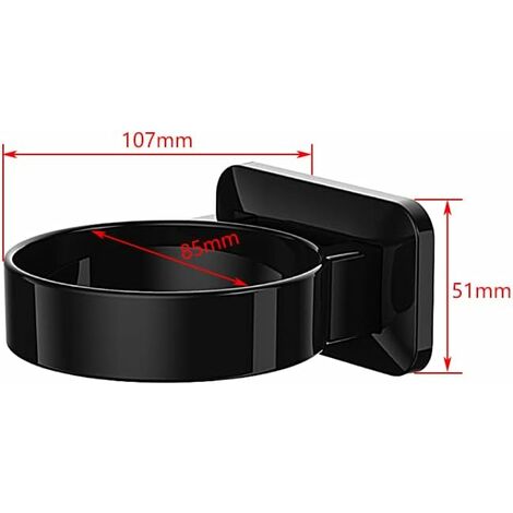 Cexovo Porte Seche Cheveux Sans Percage,Porte Seche Cheveux Mural,Support Pour Sèche Cheveux,Inoxydable Porte Seche Cheveux Et Lisseur,pour Salle De Bain, Salon De Coiffure Et Hôtel