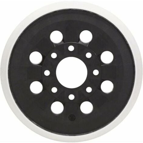 Lot de 2 patins de ponceuse de rechange à 8 trous de 12,7 cm, compatibles avec Bosch GEX 125-1 AE, PEX 220 A, PEX 220 AE