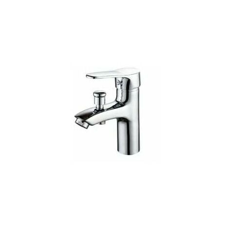 XVX Mitigeur de douche Robinet de douche robinet monotrou à double usage chaud et froid Alliage