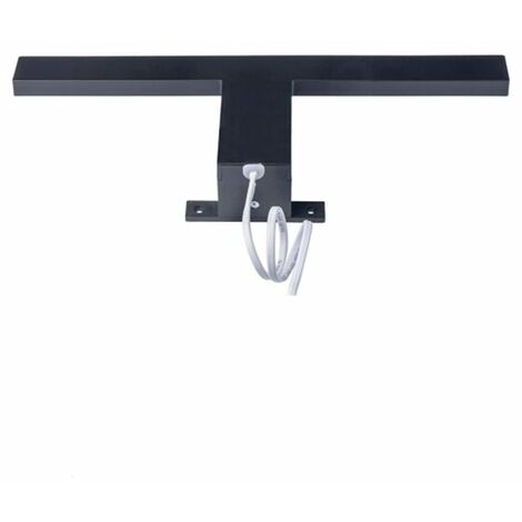 Lampe LED Pour Miroir De Salle De Bain Kwazar ANITA - 50 Cm, 10W, Blanc Neutre 4000K, IP44, Noir - 4