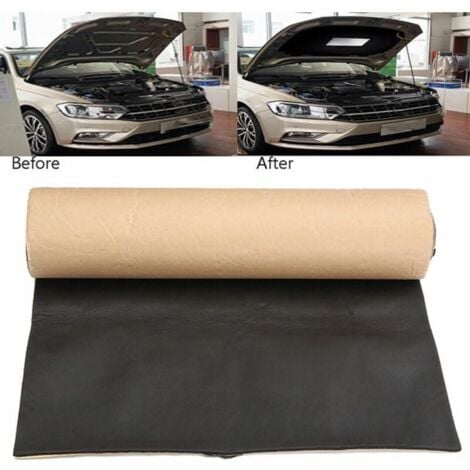 XVX Isolation phonique insonorisante de voiture insonorisant mousse acoustique anti-bruit coton auto-adhesif isolation thermique mousse cellulaire insonorisant, 1 rouleau 200 cm x 50 cm, 3 mm