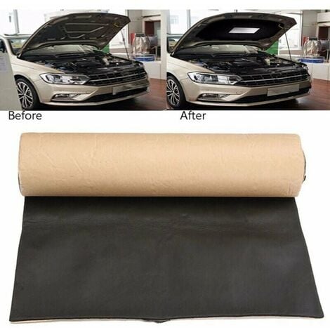 XVX Isolation phonique insonorisante de voiture insonorisant mousse acoustique anti-bruit coton auto-adhesif isolation thermique mousse cellulaire insonorisant, 1 rouleau 200 cm x 50 cm, 3 mm,Dolaso