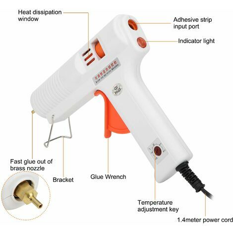 Pistolets à Colle, Chauffage Rapide Automatique De La Colle Thermique PTC à  Température Constante Pour La Maison 