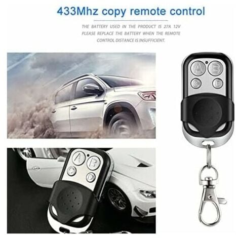 XVX 3 pièces 433.92Mhz Universel Copie Sans Fil Télécommande Porte-clés Émetteur RF pour Clone Porte De Garage Ouvre-porte 433Mhz Duplicateur