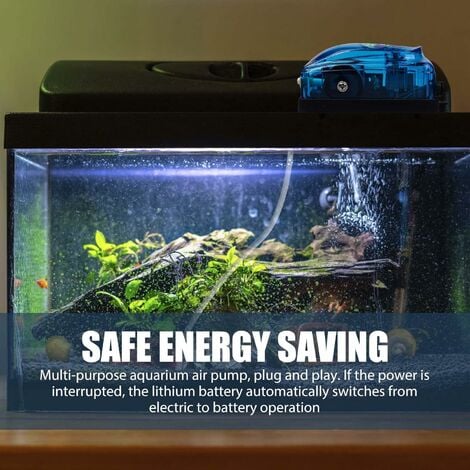 Pompe à oxygène pour aquarium, compresseur d'air pour poisson