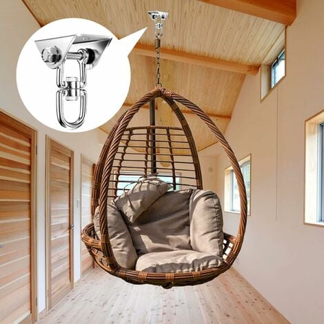 Crochet de plafond - Sac de frappe suspendu, balançoire et chaise