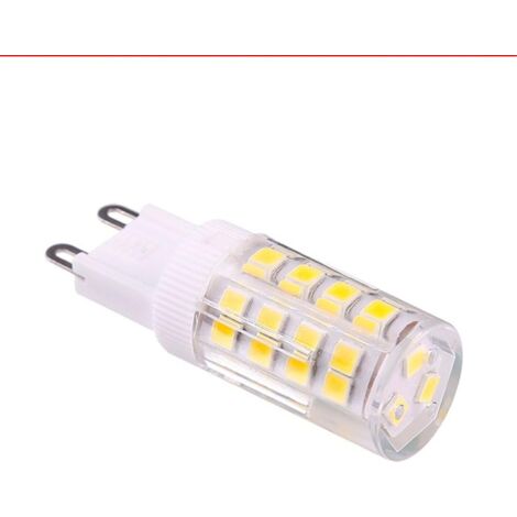 Ampoule LED G9 5W, Equivalent 40W , Blanc Chaud 3000k, 220-240V, 360° angle de faisceau, Pack de 10