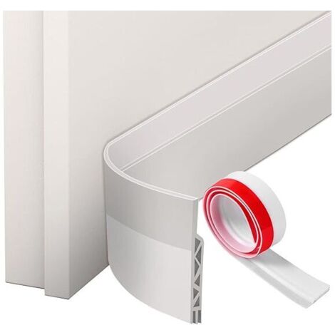 Joint De Porte DQ-PP Blanc – 20 Mètres, Caoutchouc TPE, Pour Rainure De 4 Mm, Anti-courant D'air