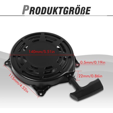 Démarreur à Rappel (Plaque De Traction) Pour Tondeuse Briggs & Stratton 497680 - Remplacement Pour Matériel De Jardin - 2