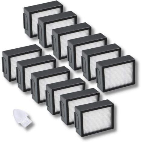 Remplacement Filtres avec iRobot Roomba i1 i1152 i3 + i4+ i6 i7+ i8 Combo i5 + J5 + e5 e6 (Non pour Combo J7+ J9+) i & e Haute Efficacité Filtre hepa (12-Pack）