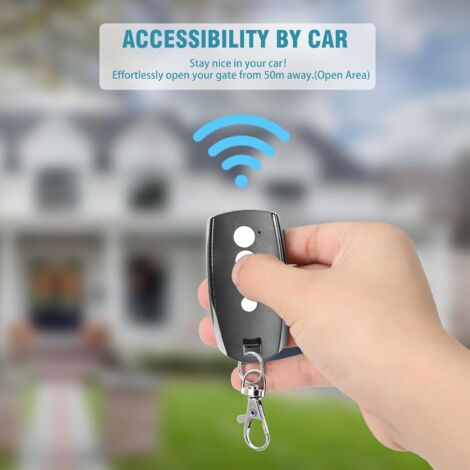 Lot de 3 Telecommande Portail - 433,92MHz Telecommande Porte de Garage Compatible Avec King Gates Stylo 4K Télécommande 4 Canaux, Telecommande Rolling Code