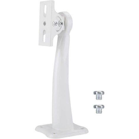 Poteau De Caméra De Sécurité Extérieur Universel Avec Paratonnerre - Hauteur Ajustable 0.5 à 6m, Acier Galvanisé, Pour Parking, Commerce, Maison